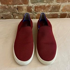 Rothy’s The Slip-On Sneaker, Garnet, size 10.5, originally $125